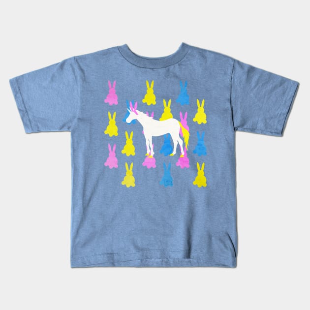 Bunny Unicorn Kids T-Shirt by Thatssounicorny